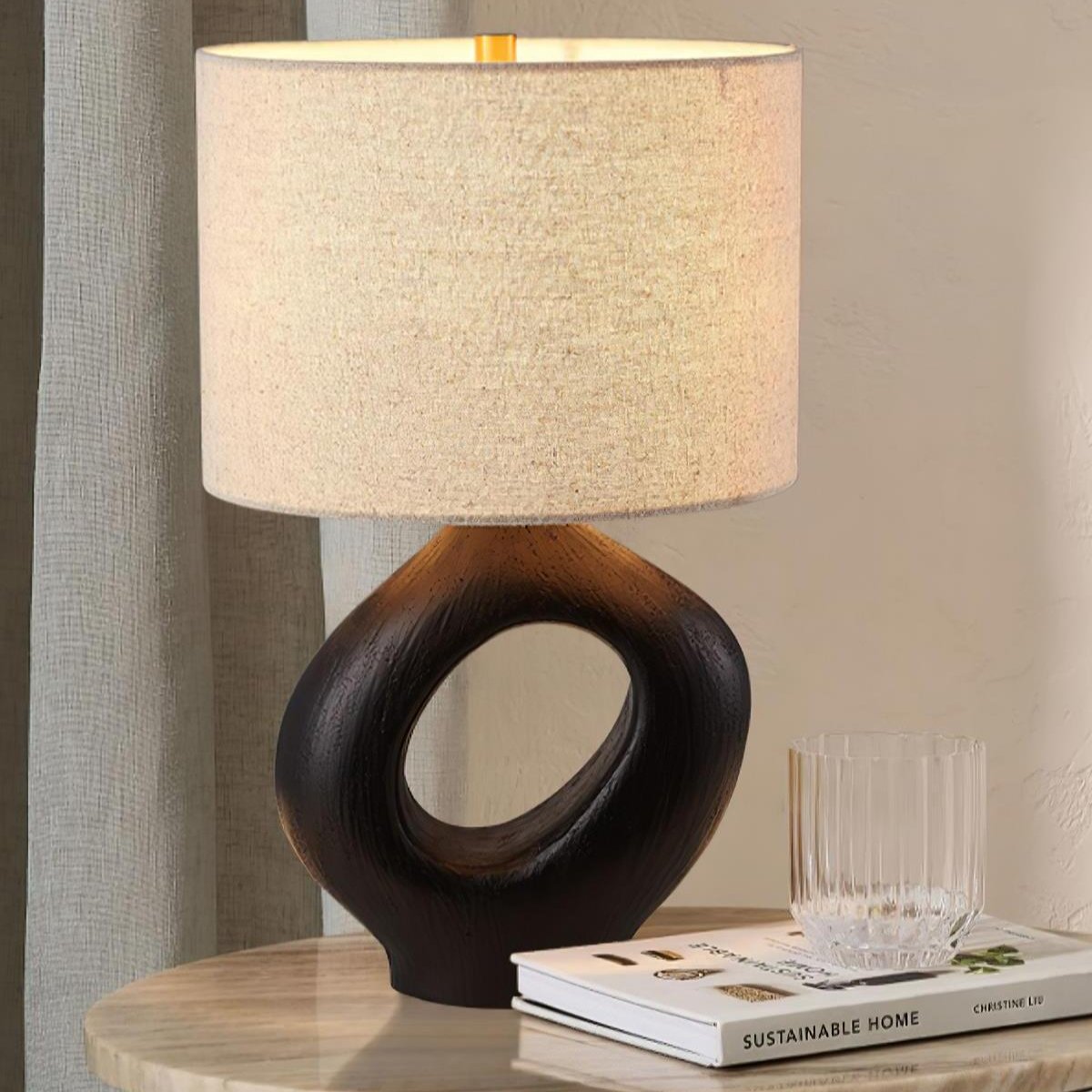 Lampe de Chevet Noir Scandinave