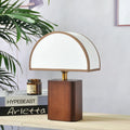 Lampe Champignon en Bois Blanc