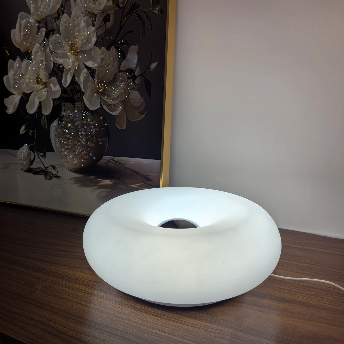 Lampe de Chevet Champignon Tactile Blanc