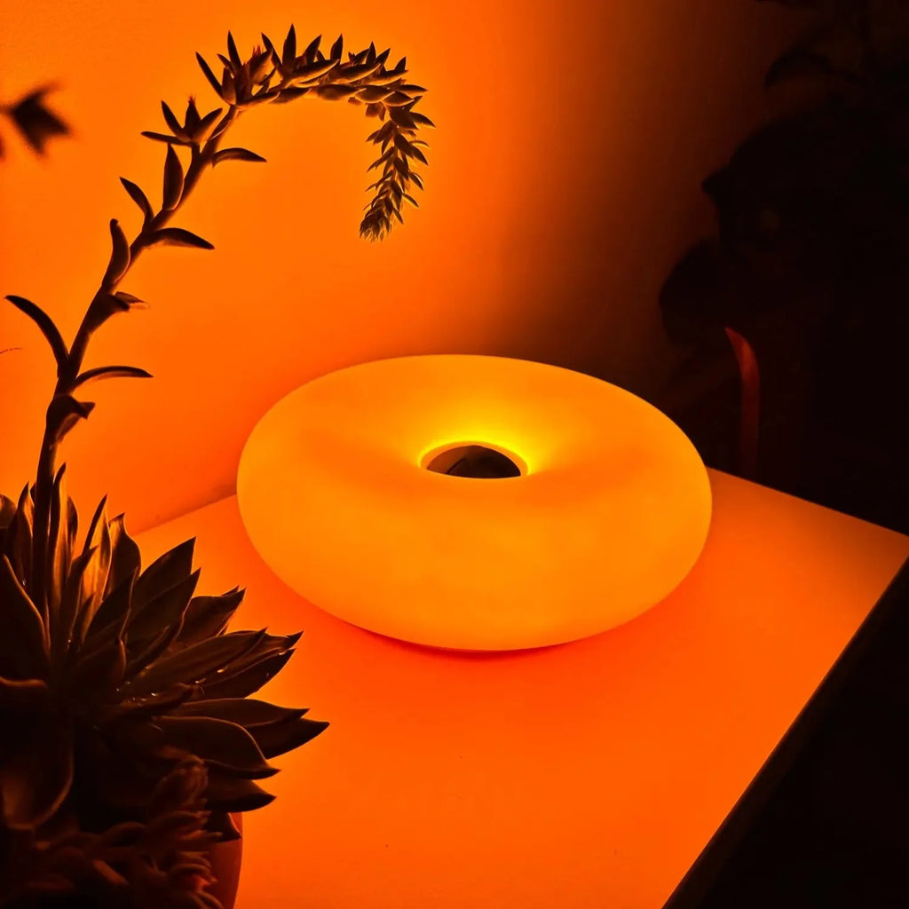 Lampe de Chevet Champignon Tactile Orange