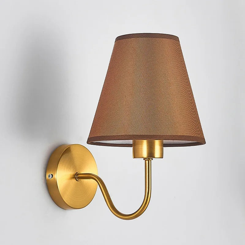 Lampe de Chevet Applique Marron