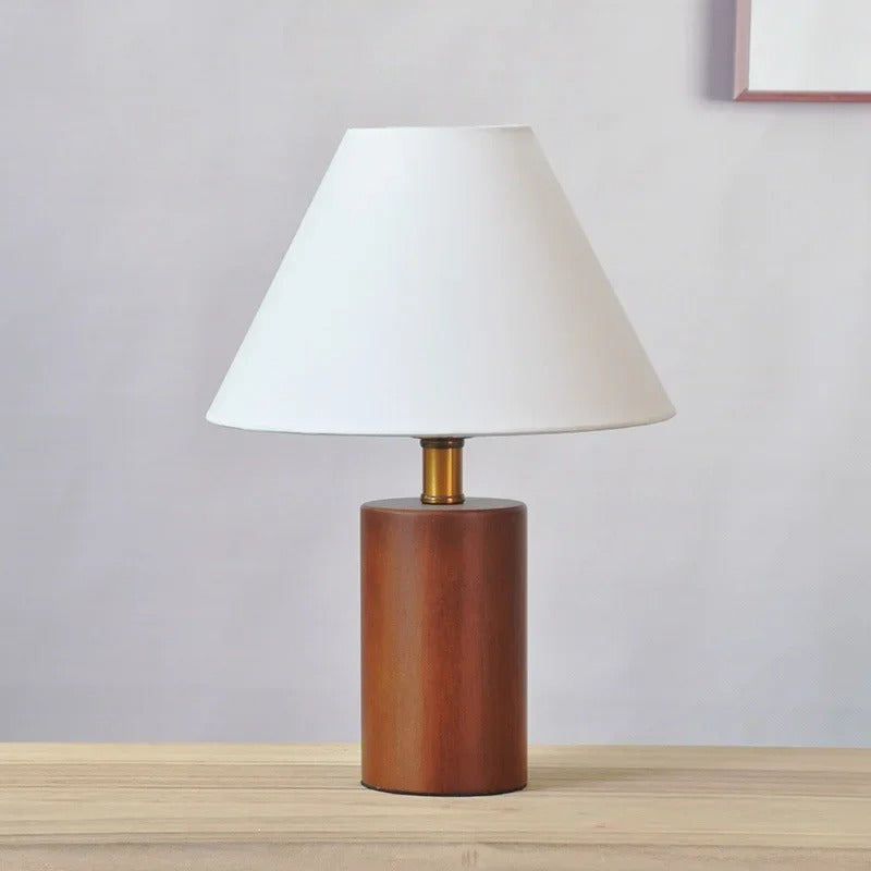 Lampe de Chevet en Bois Blanc