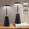 Lampe de Chevet Design Sans Fil Noir