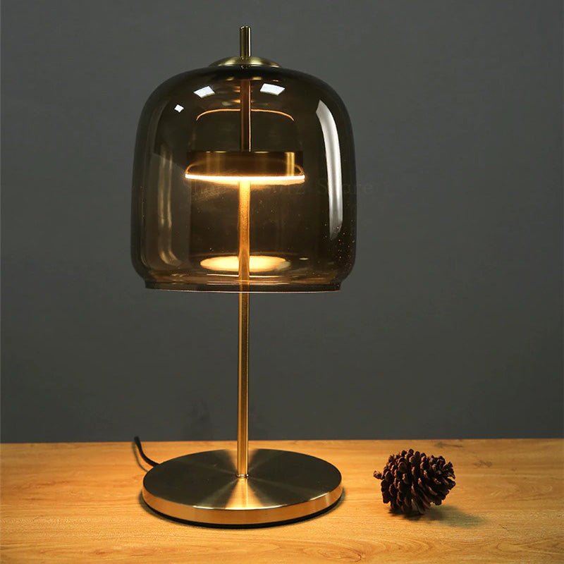 Lampe de Chevet Italien Design Ambre