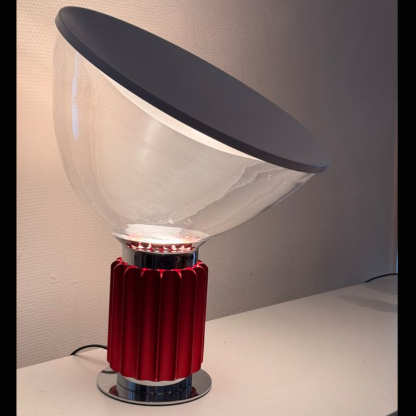 Lampe de Chevet Italien Design Rouge