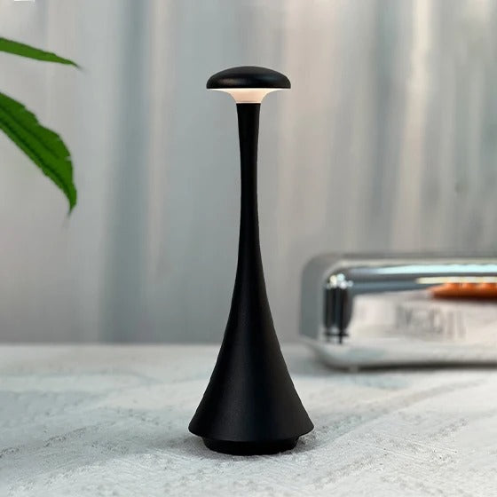 Grande Lampe de Chevet Tactile Noir