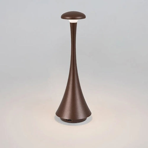 Grande Lampe de Chevet Tactile Marron