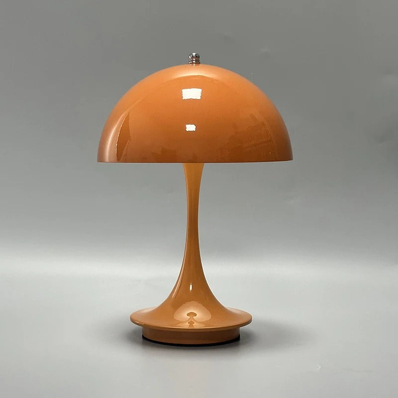 Petite Lampe de Chevet Ronde Orange